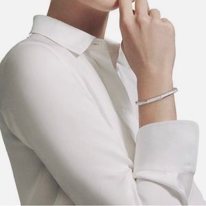 David Yurman
Stax Faceted Cuff Bracelet with Diamonds, 5.5mm